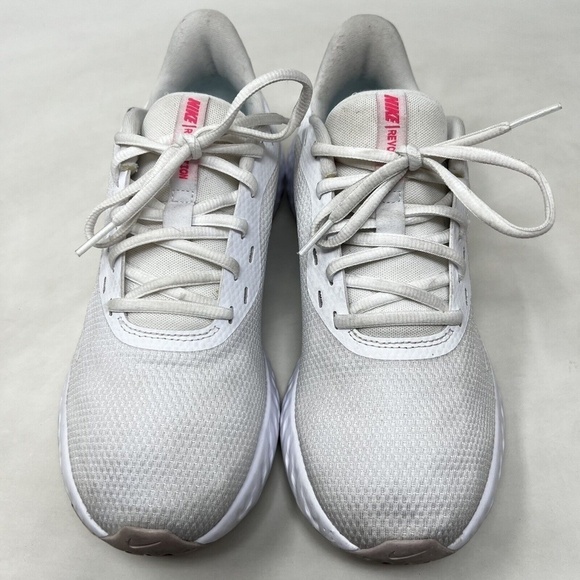 Nike Womens Revolution 5 BQ3207-107 White Running Shoes Sneakers Size 8 - Picture 8 of 12